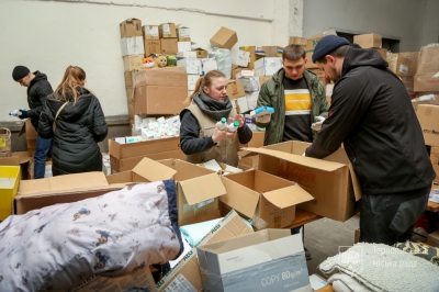 У Тернопіль прибули гуманітарні вантажі з французького міста Канни, з Іспанії та Німеччини