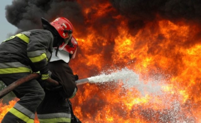 На Тернопільщині вогонь вщент знищив господарську будівлю