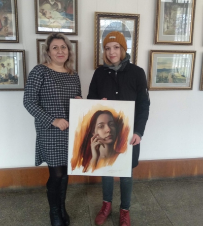 Тернопільський обласний художній музей отримав в подарунок нову картину (фотофакт)