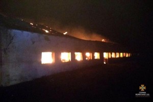 Вогонь знищив дві фермерські будівлі на Тернопільщині