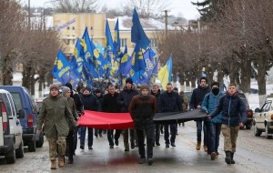 У День Соборності «свободівці» Тернопільщини та Хмельниччина традиційно і символічно зустрілися на Збручі (фото)