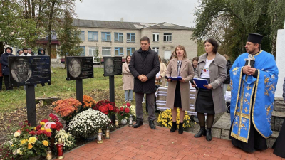 У громаді на Тернопільщині відкрили меморіальні дошки полеглим захисникам України