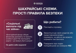 На Тернопільщині шахраї розміщують фейкові оголошення про виплати від міжнародних організацій