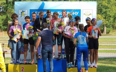 Команда Тернопільської області виграла естафету літнього чемпіонату України з біатлону