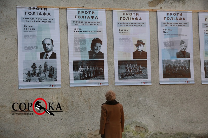 &quot;Проти Голіафа&quot;: у Тернополі відкрили виставку пам&#039;яті воїнів УПА (фото)