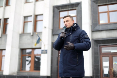 «Ми проти тиску на бізнес», – Михайло Головко підтримав підприємців, які вийшли на протест