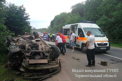 П&#039;ятеро дітей постраждали у ДТП поблизу Тернополя