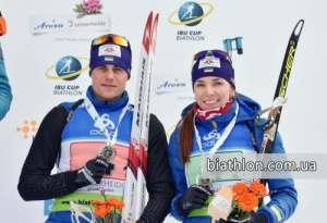 Віталій Труш і Марія Кручова – призери етапу Кубка IBU з біатлону