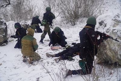 На Тернопільщині бійці бригади &quot;Лють&quot; відпрацьовують практичні навички