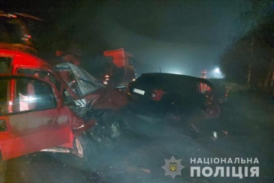 У Тернопільському районі зіткнулися три автомобілі