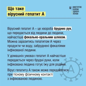 На Тернопільщині виявили гепатит А