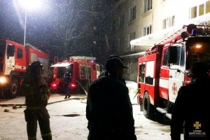 Із пожежі в Тернопільській міській дитячій комунальній лікарні врятували 18 людей