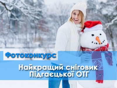 У громаді на Тернопільщині оголосили конкурс на найкращого сніговика