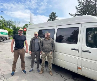 Волонтери «Української команди» повернулися з чергової поїздки на фронт