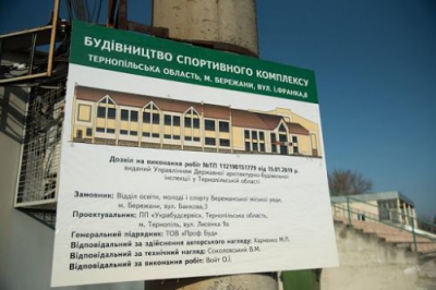 На добудову одного із спорткомплексів у Тернопільській області виділили 23 мільйони гривень
