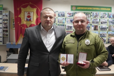 Керівника вибухотехнічної служби Тернопільщини нагородили відзнакою МВС