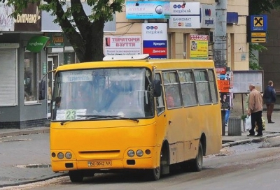 У Тернополі зміниться розклад руху громадського транспорту на автобусному маршруті №23