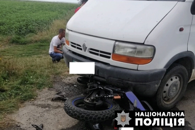 Під час ДТП на Тернопільщині травмувався водій іномарки та мотоцикліст