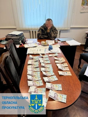 У Тернопільській області на хабарі у 30 000 грн спіймали лісничого