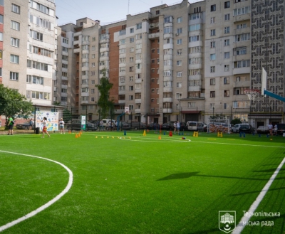 З початку року Тернополі відкрили 23 нові ігрові зони та спортивні локації