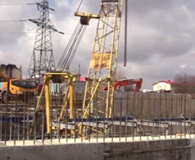 На Гаївському шляхопроводі у Тернополі триває будівництво сучасної дворівневої дорожньої розв’язки