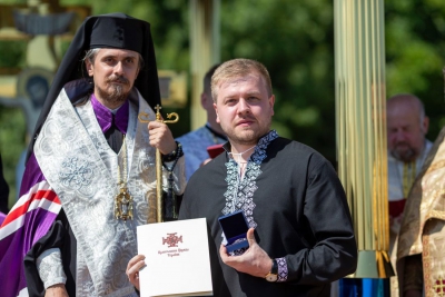 Тернополянину Мар’яну Козбуру вручили орден Православної Церкви України