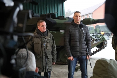 Володимир Кличко відвідав полігон в Німеччині, де навчаються українські військові