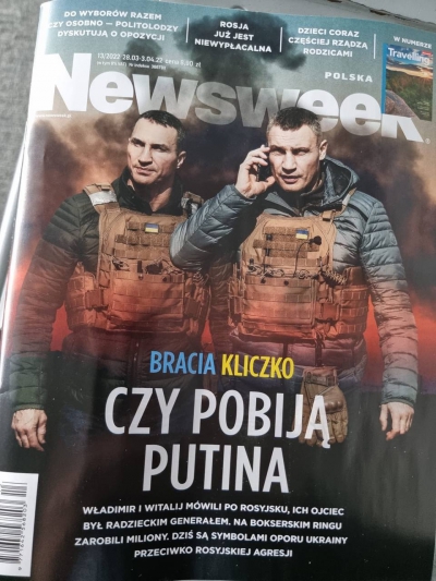 Чи поб’ють Путіна?, - Брати Клички на обкладинці видання «Newsweek»