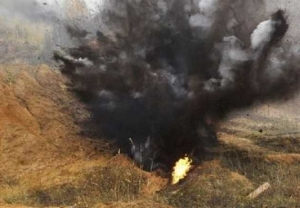 Піротехніки Тернопільщини вилучили та знищили артснаряд