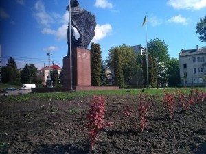У Тернополі висадили сто кущів червонолистого барбарису