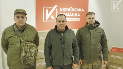«В окопах вночі – до мінус 20 градусів», - «Українська команда» передала тисячу наборів для обігріву Третій штурмовій бригаді