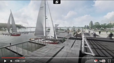Тернопільський студент показав проект надзвичайно красивого яхт-клубу на ставі (відео)