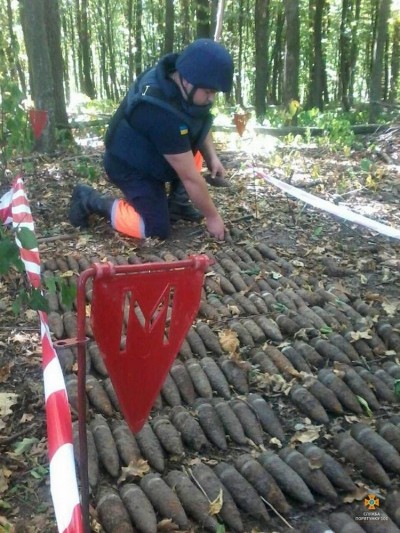 Небезпечна знахідка: на Тернопільщині виявили 350 артилерійських снарядів