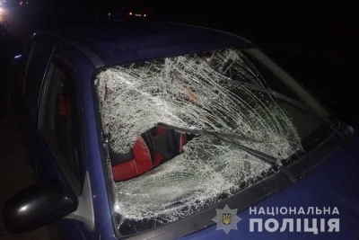 На Тернопільщині водійка автомобіля «Daewoo Neхia» наїхала на 28-річного чоловіка
