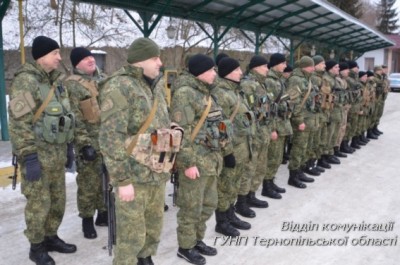 З Тернополя в зону АТО вирушили поліцейські особливого призначення