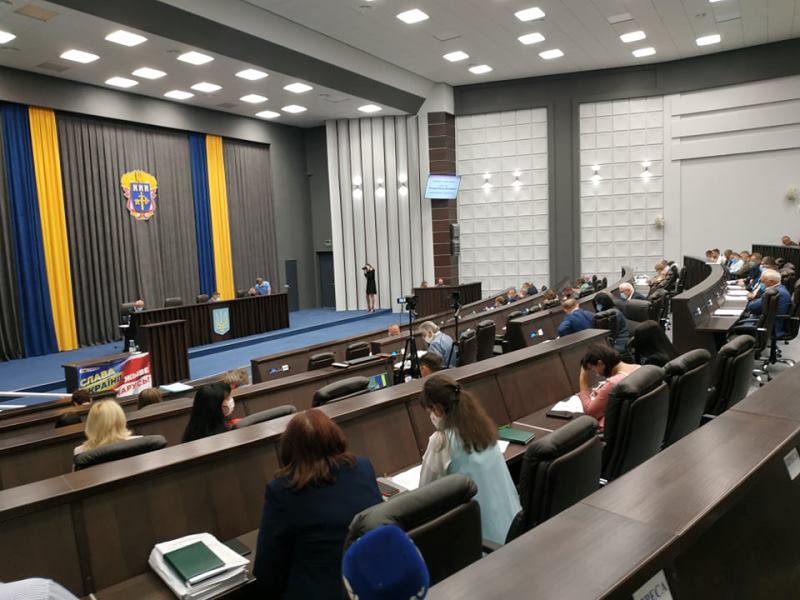 Депутати Тернопільської облради сьогодні засідають (фотофакт)