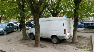 «Припаркувався в трьох каштанах»: тернопільські водії знаходять нові місця для автівок (фотофакт)