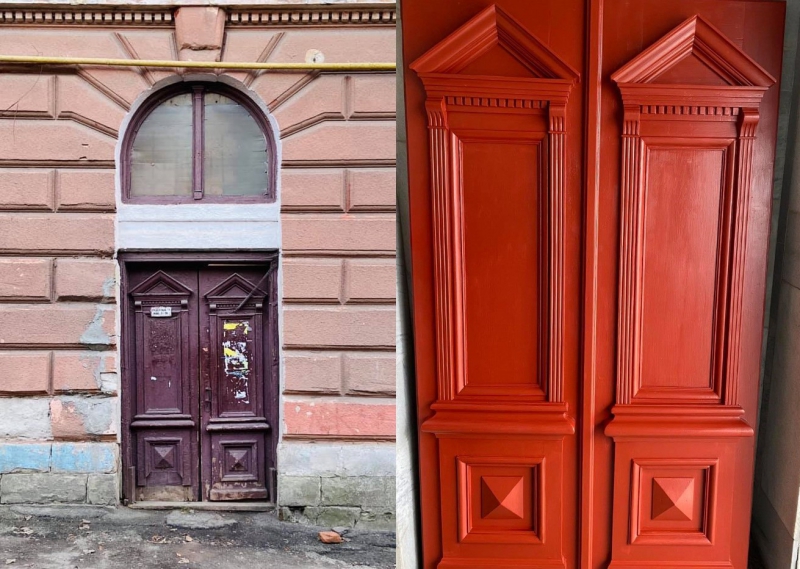 У Тернополі столітнім дверям подарували друге життя (фото)