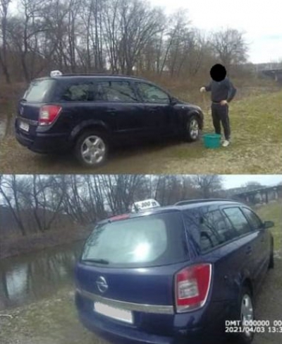 «Мили авто в річці»: на Тернопільщині оштрафували порушників