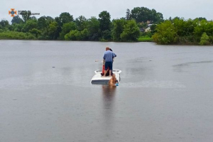 На Тернопільщині водій мікроавтобуса не впорався з керуванням та з’їхав у став