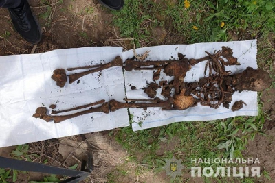На Теребовлянщині розкопали людські рештки