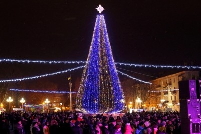 Cьогодні у Тернополі демонтують головну ялинку