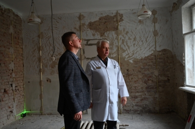 У громаді на Тернопільщині розпочали ремонт приймального відділення лікарні