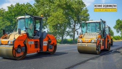 На Тернопільщині триває будівництво автошляху Н-18