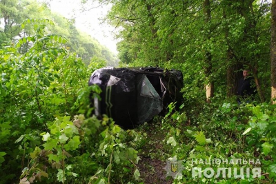 У результаті ДТП на Тернопільщині перекинувся автомобіль з пасажирами