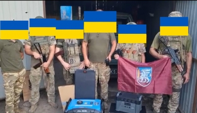 «Українська команда» Тернопільщини передала на фронт ще один генератор