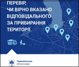 Тернополяни можуть долучитися до наповнення Інтерактивної карти відповідальності за прибирання міста взимку