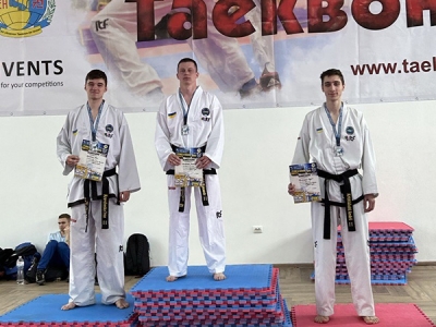 Тернополяни здобули три медалі на чемпіонаті України з Таеквон-До