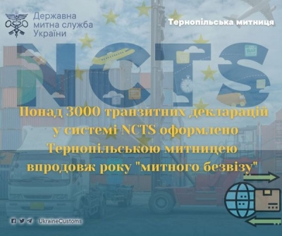 Результати &quot;митного безвізу&quot; на Тернопільщині: формлено понад 3000 транзитних декларацій