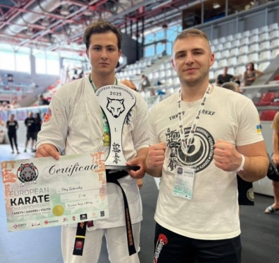 Тернопільські спортсмени здобули медалі на чемпіонаті Європи з кіокушинкай карате в Угорщині